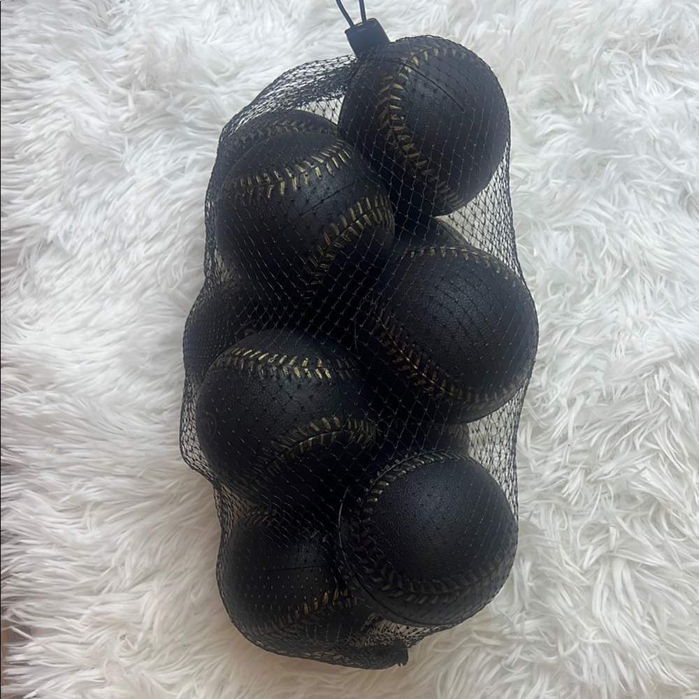 Packgout Baseball Cap and 10 pack black foam baseballs for kids/teens - Picture 2 of 8